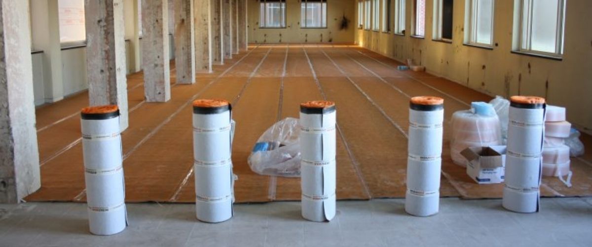 contactgeluid isolerende vloersystemen